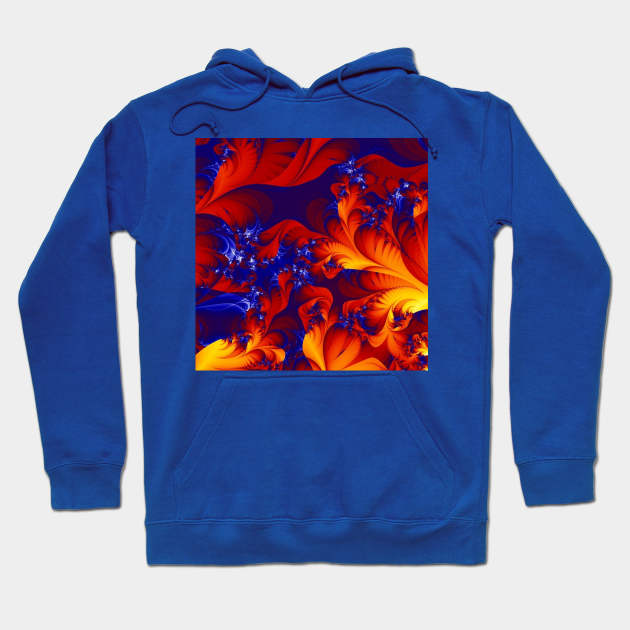 red, blue and yellow Hoodie by PREMIUMSHOP